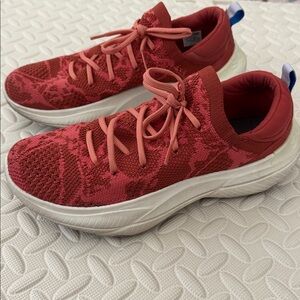 SOREL Explorer Blitz 7.5 38.5 Stride Lace Red Knit Sneakers